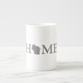 Wisconsin Zuhause Staat Prozellantasse