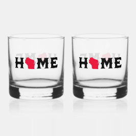 Wisconsin Zuhause Whiskyglas