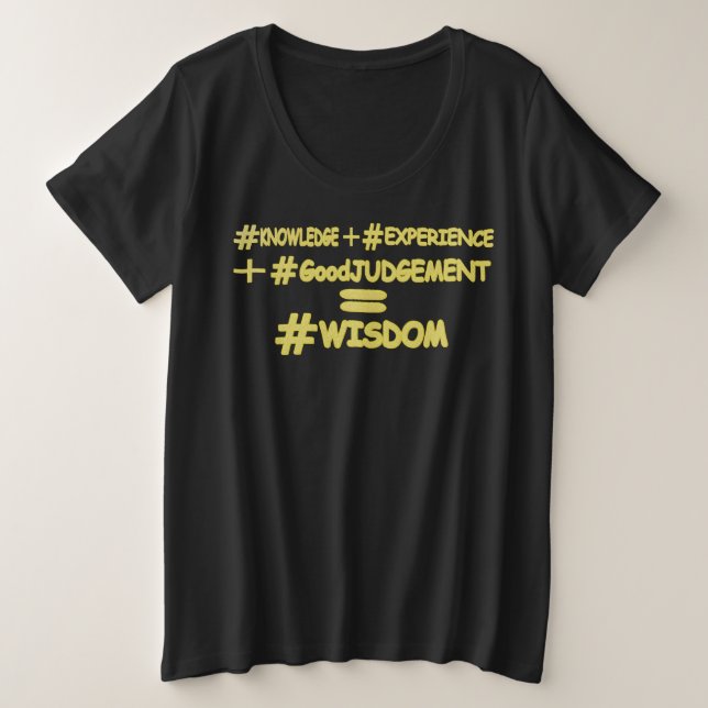 "WISDOM EQUATION" Mignonne Expression Design. Comm (Design devant)