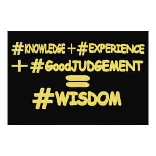 "WISDOM EQUATION" Niedliches Ausdrucksdesign. Jetz Fotodruck