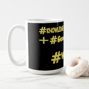"WISDOM EQUATION" Niedliches Ausdrucksdesign. Jetz Kaffeetasse