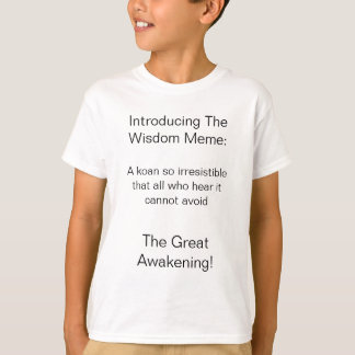 Wisdom Meme Intro T - Shirt