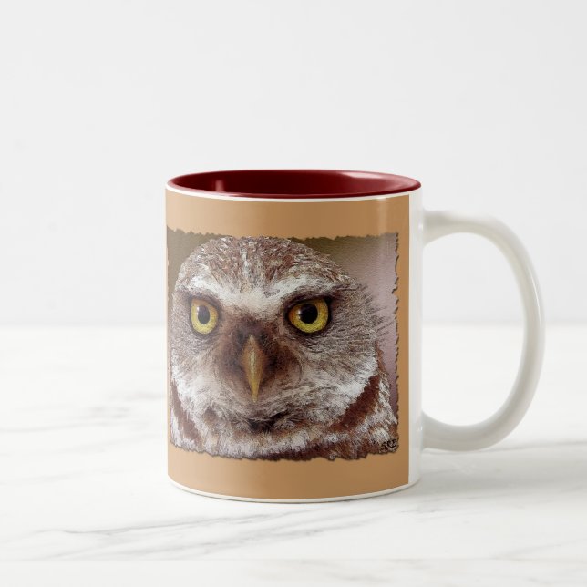 WISDOM OWL ZWEIFARBIGE TASSE (Rechts)