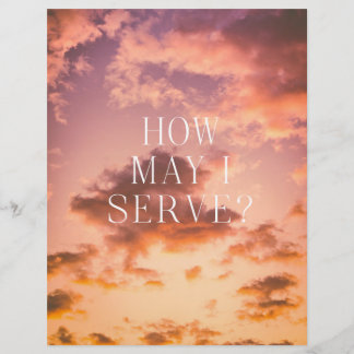 Wisdom Poster How may I'serve?