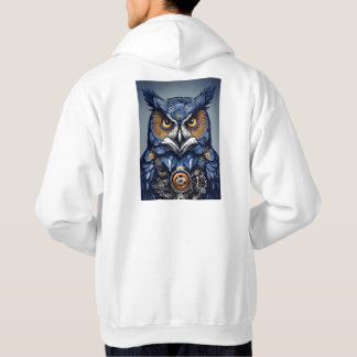 Wisdom Woven : Owl Portrait T-Shirt Sweat - shirt