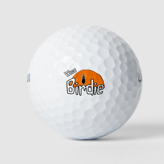 Wise Birdie Golfball (Vorderseite)
