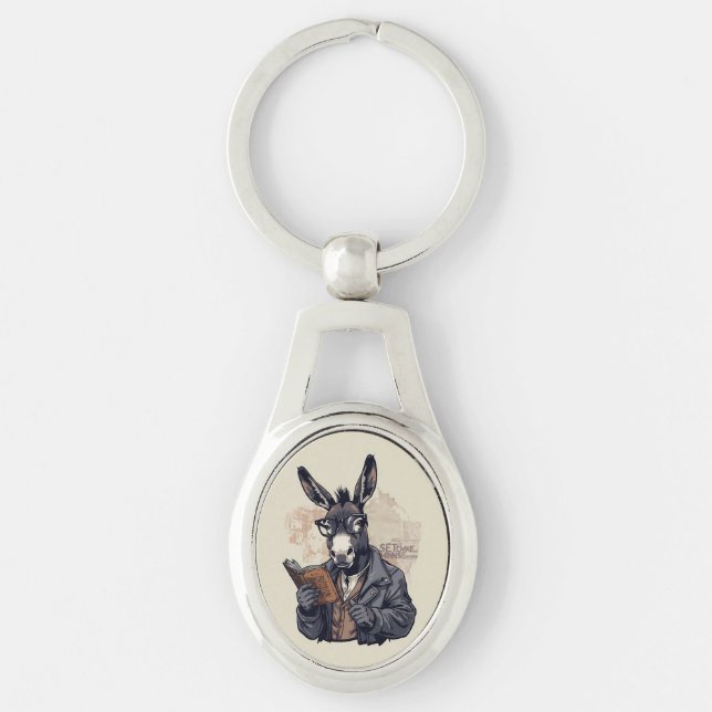 Wise Donkey — Keychain Schlüsselanhänger (Vorderseite)