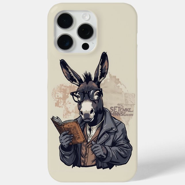 Wise Donkey — Phone Case (Rückseite)