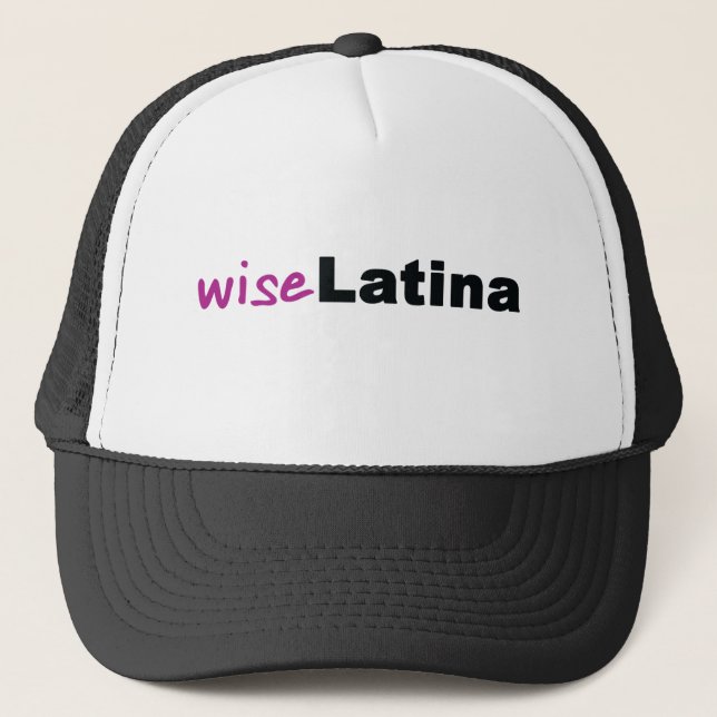 Wise Latina Truckerkappe (Vorderseite)