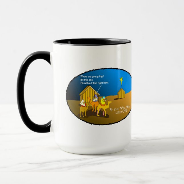 Wise Men Geocaching Tasse (Links)