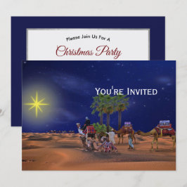 Wise Men Star Weihnachtsgrafik Einladung