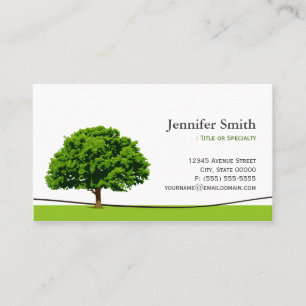 Wise Oak Tree Care Service - Ernennung Terminkarte
