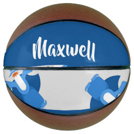 Wise old wizard pattern basketball