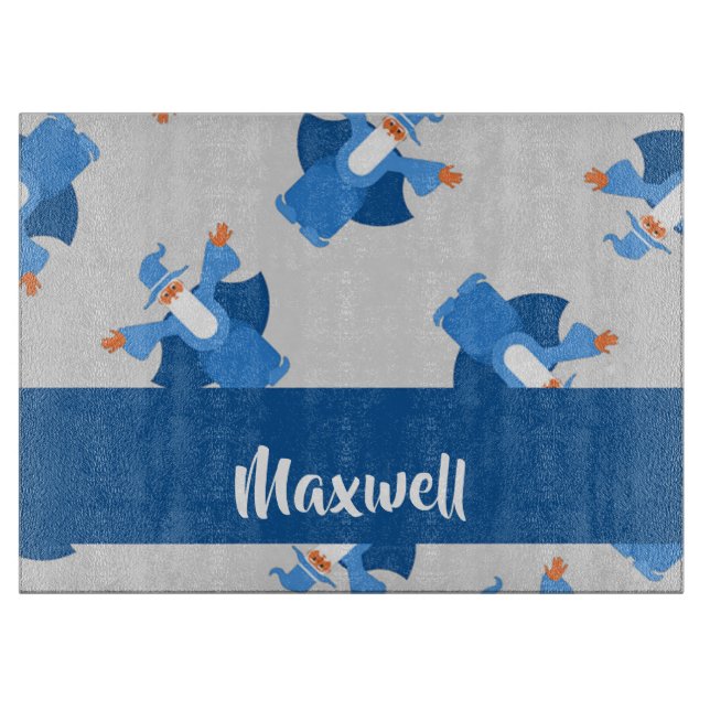 Wise old wizard pattern schneidebrett (Vorderseite)