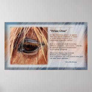Wise One motivierend Poster, © Kim McElroy Poster