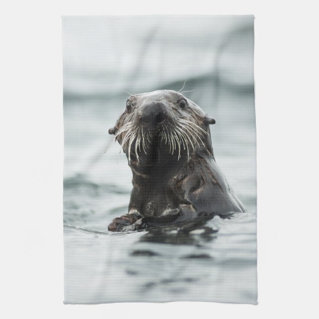 Wise Otter Geschirrtuch (Vertikal)