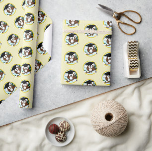 Wise Owl Abschluss Geschenkpapier