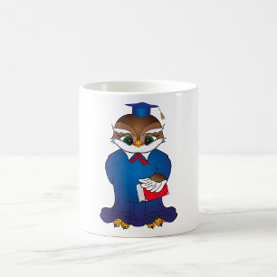 Wise Owl Abschluss Niedlich Scholar Bird Kaffeetasse
