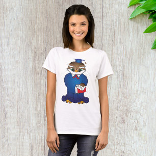 Wise Owl Abschluss Niedlich Scholar Bird T-Shirt
