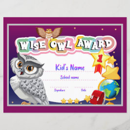 Wise Owl Award