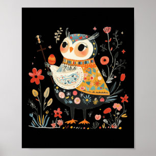 Wise Owl Guardian - Ostereier Poster