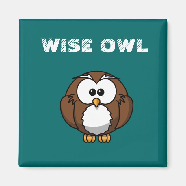 WISE OWL MAGNET (Vorne)