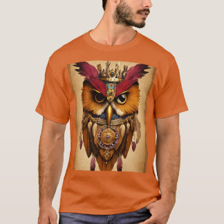 Wise Owl Shaman T - Shirt, mit amerikanischer Insp T-Shirt