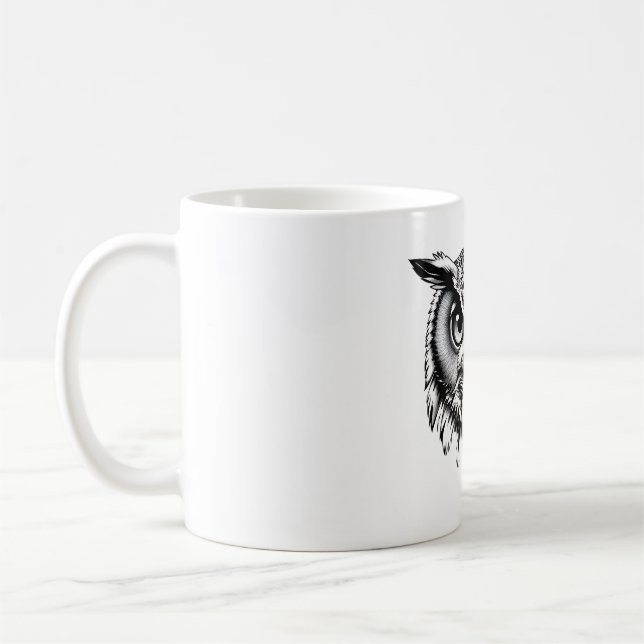 Wise Owl Spektakel T - Shirt Kaffeetasse (Links)