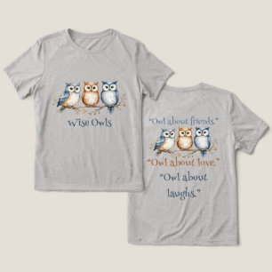Wise Owls Tri-Blend Shirt