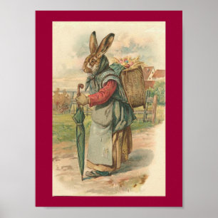 Wise Rabbit Oaster Poster