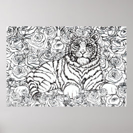 Wise Tiger Poster