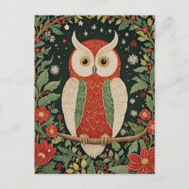 Wise Winter Watcher Postkarte