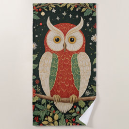 Wise Winter Watcher Strandtuch