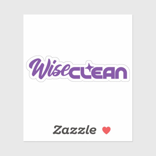 WiseClean - Aufkleber (Blatt)