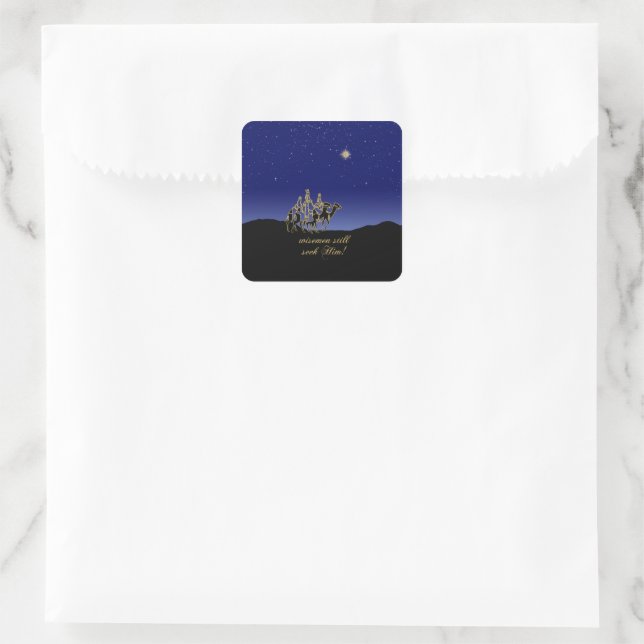 Wisemen immer noch suchen ihn Sticker (Tasche)