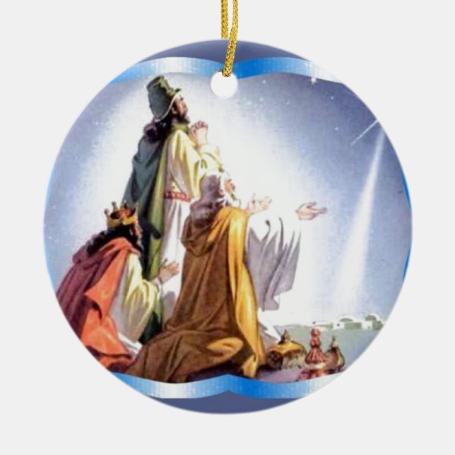 Wisemen, Weisen Keramik Ornament (Vorne)