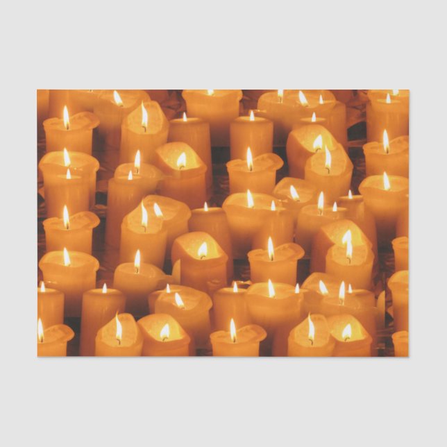 Wish Candles Tissue Paper Seidenpapier (Vorderseite)