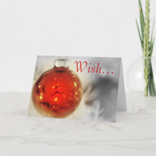 Wish Greetings Feiertagskarte
