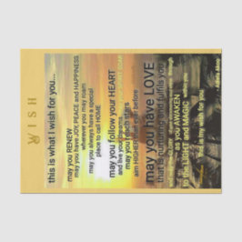 Wish Tissue Paper von Adiela Akoo Seidenpapier