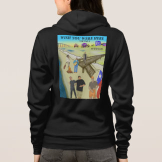 Wish You Were Here 3 Reißverschluss Hoodie