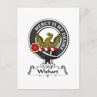 Wishart Clan Wappen Postkarte