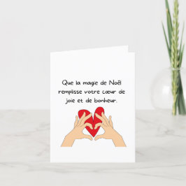 Wishes Festival: Christmas Magic Greeting Card for Dankeskarte