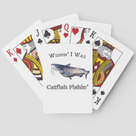 Wishin I war Wels Fishin Spielkarten