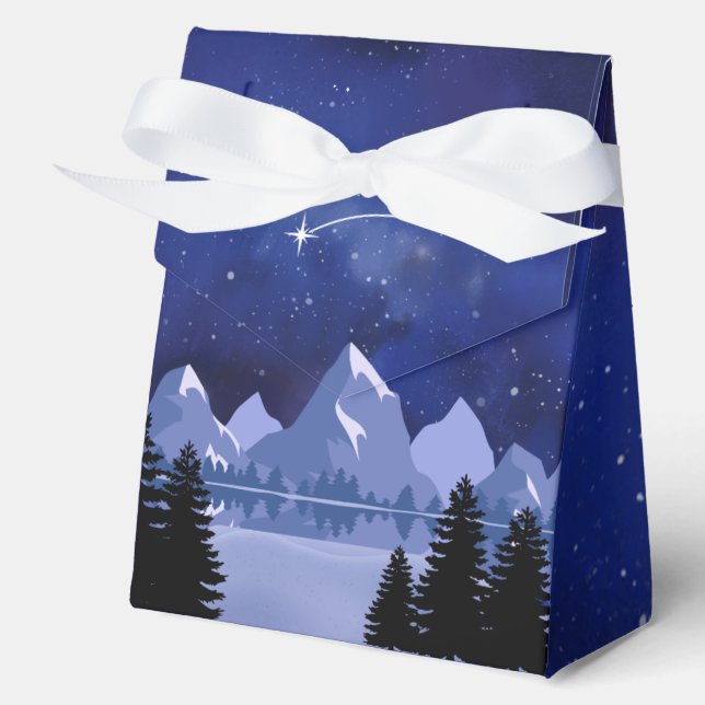 Wishing Star Night Sky Geschenkschachtel (Vorderseite)