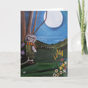 Wishing Upon The Moon Gemälde von Alfred Fox Karte