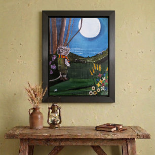 Wishing Upon The Moon Gemälde von Alfred Fox Poster