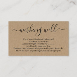Wishing Well for Faire-part de mariage - Rustique