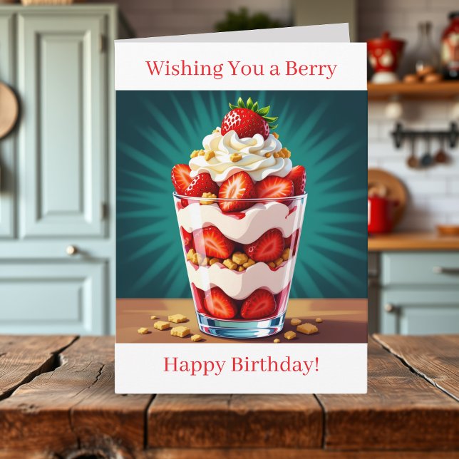 Wishing You a Berry Happy Birthday! Karte (Von Creator hochgeladen)