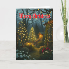 Wishing you a Merry Christmas Feiertagskarte