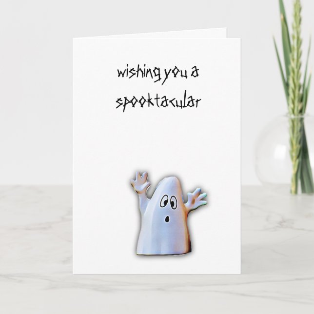 Wishing you a Spooktacular Halloween card Karte (Vorderseite)